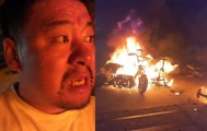 吃夜宵顺手救了一栋楼的人！扬州一男子凌晨遇楼边电瓶车着火，冒险将其拖走获网友点赞